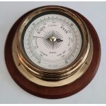 Vintage Metamec Round Wall Barometer