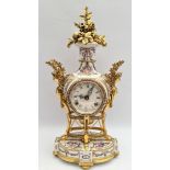Vintage Reproduction Marie Antoinette Mantel Clock