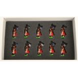 Britain's Metal Toy Soldiers Boxed Limited Edition The Pipes & Drums 1st Battalion The Royal Scots