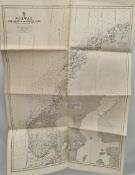 WWII Military British Naval Norway The Naze to the North Cape Map