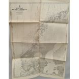 WWII Military British Naval Norway The Naze to the North Cape Map