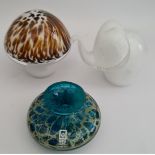 Parcel of Collectable Glass Paperweights & Vase Includes Mdina