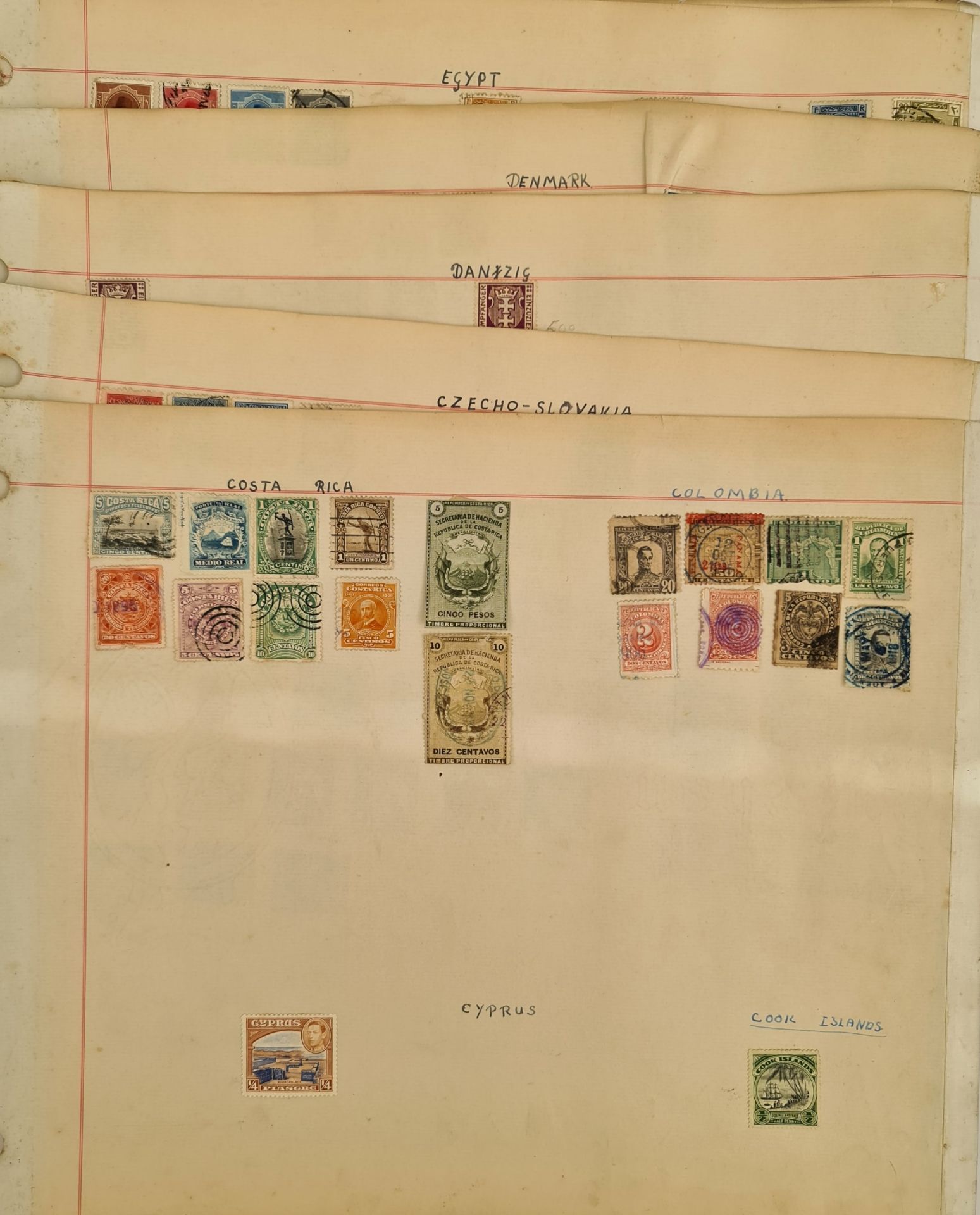 Antique Parcel of 150 World Postage Stamps