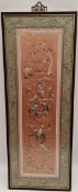 Vintage Art Chinese Oriental Silk Picture