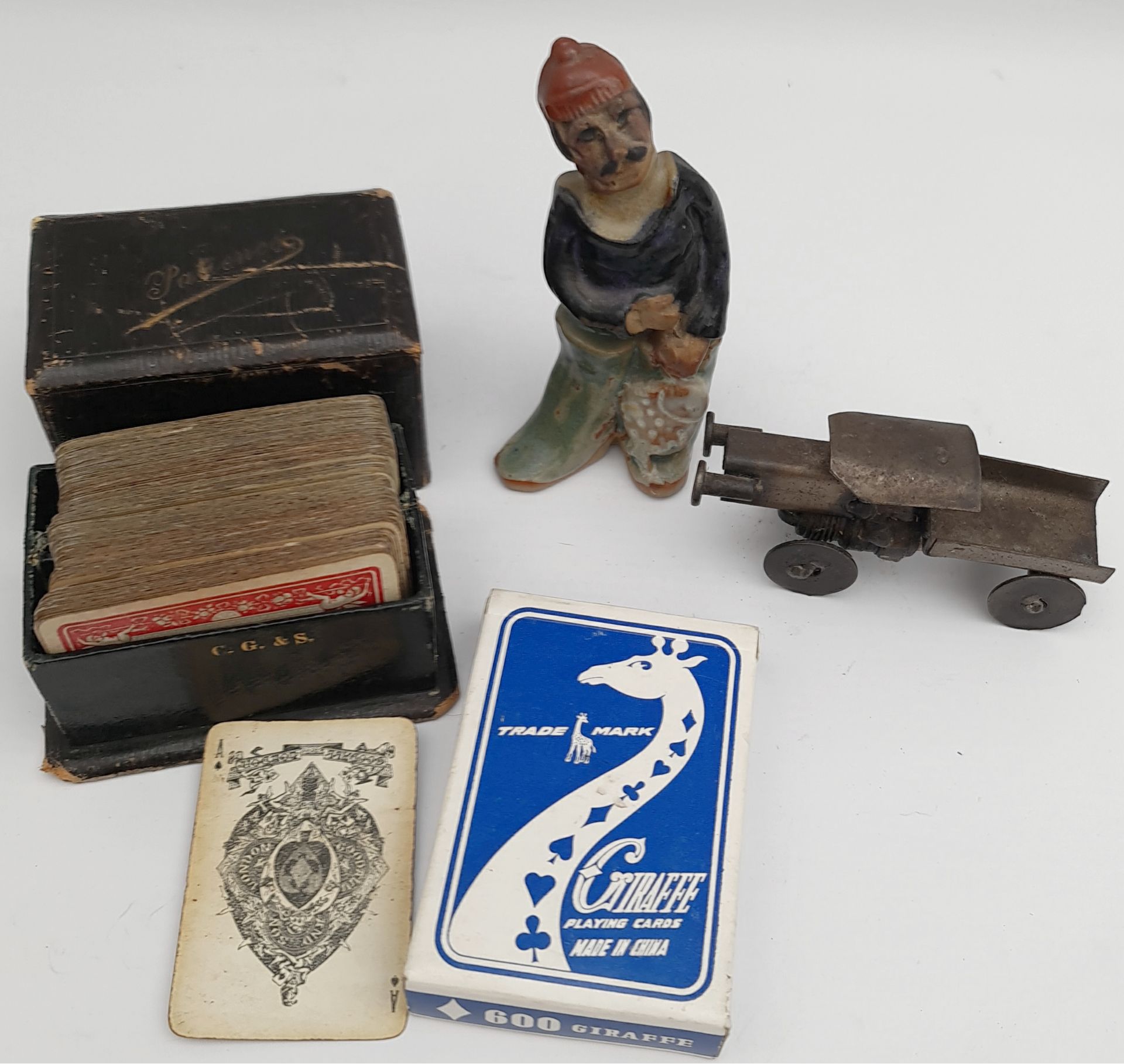 Vintage Parcel of Items Includes Tremar Pottery Playing Cards etc