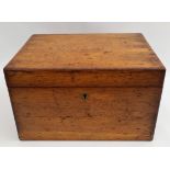 Antique Victorian Jenner & Knewstub Oak Dispatch Box.