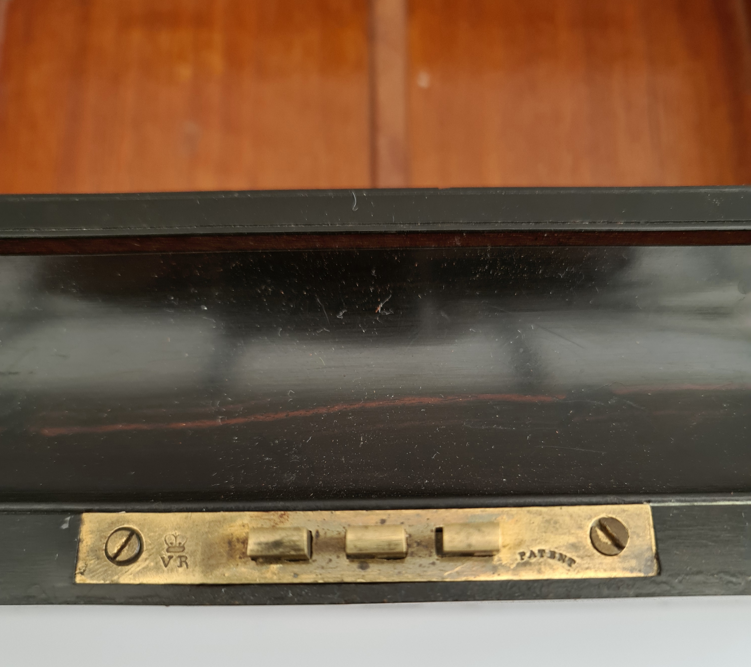 Antique Victorian Parkins & Gotto Writing Slope. - Image 6 of 8