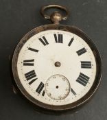 Antiques Silver Cased English Lever Pocket Watch