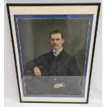 Antique Print of Edwardian Gentleman Framed & Glazed