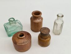 Antique 5 Assorted Collectable Bottles