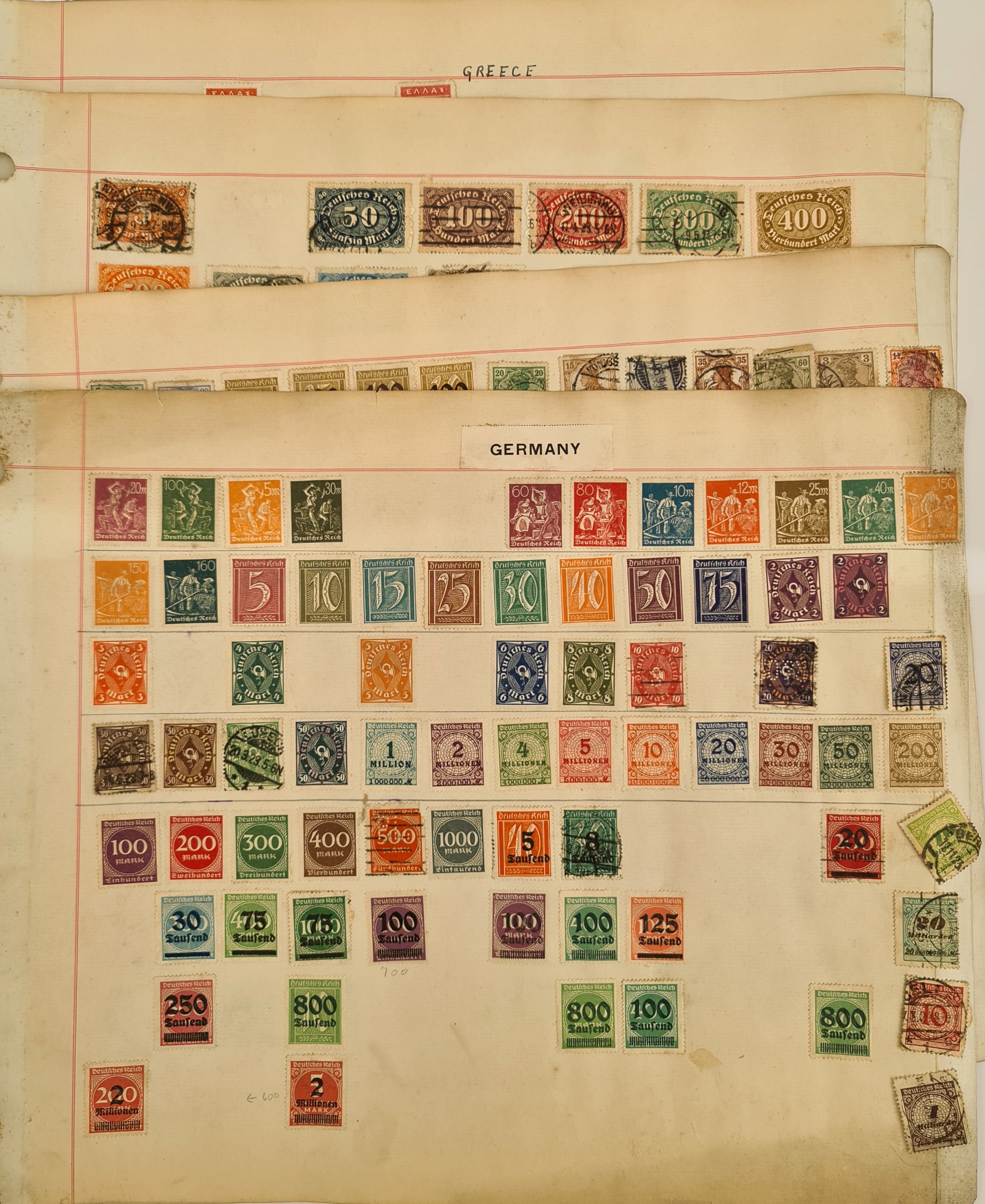 Antique Parcel of 150 World Postage Stamps