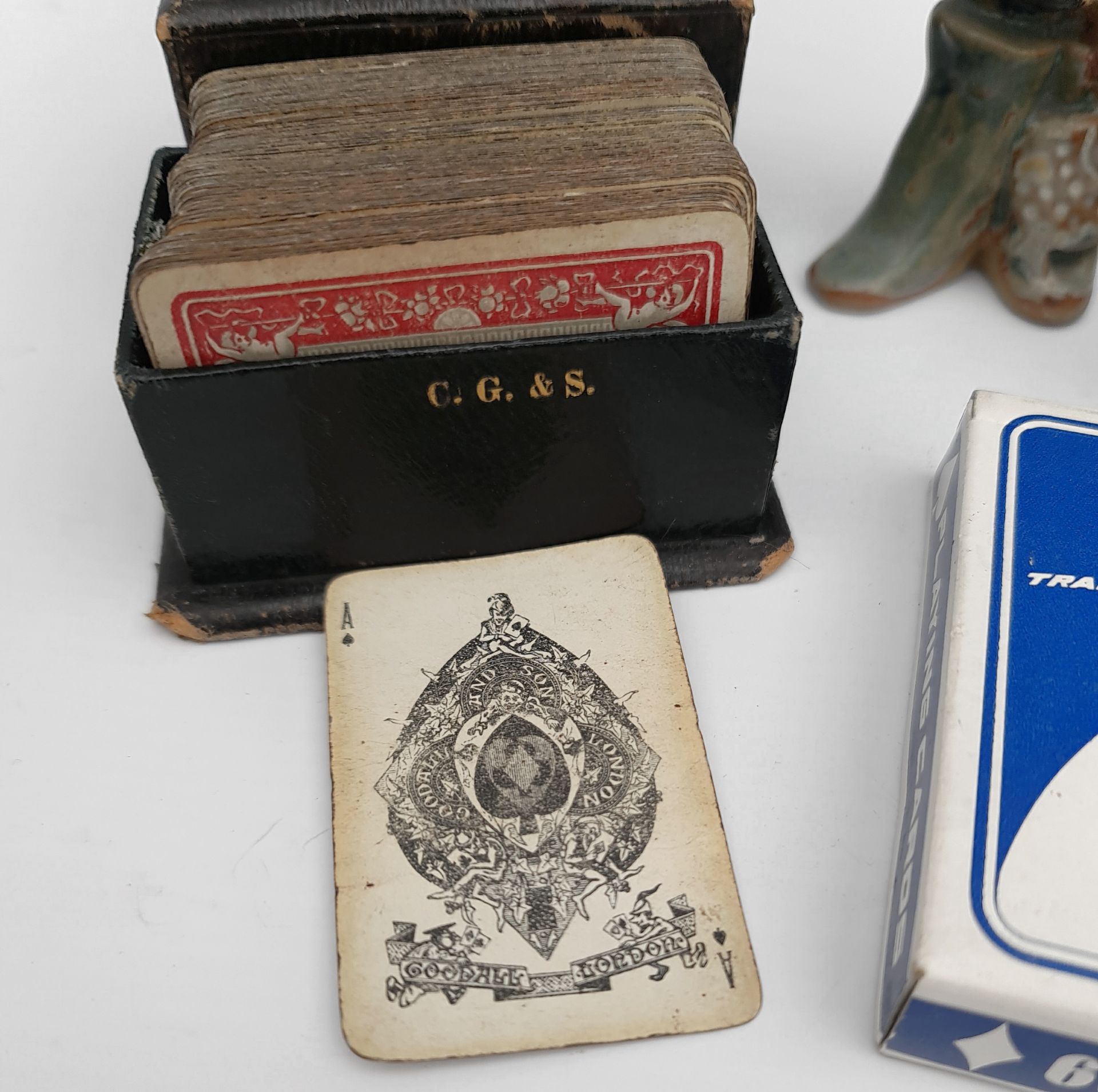 Vintage Parcel of Items Includes Tremar Pottery Playing Cards etc - Image 2 of 4
