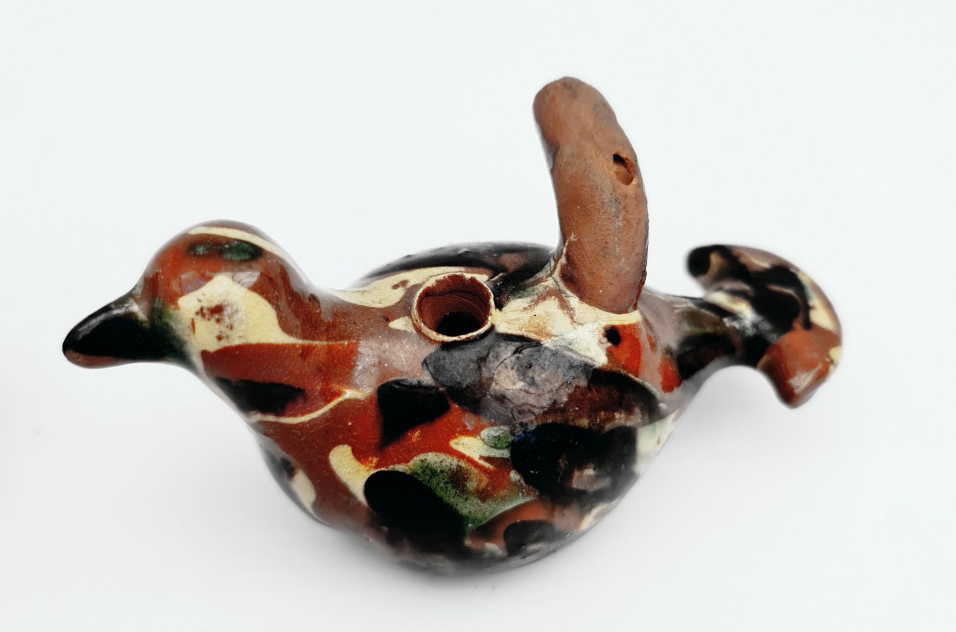 Antique 2 x Pottery Bird Whistles - Image 2 of 2