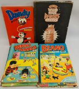 Vintage 8 x Comic Annuals Includes Beano Dr Who & The Dandy