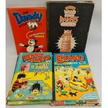 Vintage 8 x Comic Annuals Includes Beano Dr Who & The Dandy