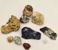 Collection of 10 assorted Geological Rock Samples & Crystals