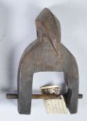 C19th african senufo wooden pulley
