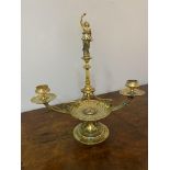 C19th classical grand tour two armed candelabra