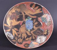 C19th Imari lacquered charger