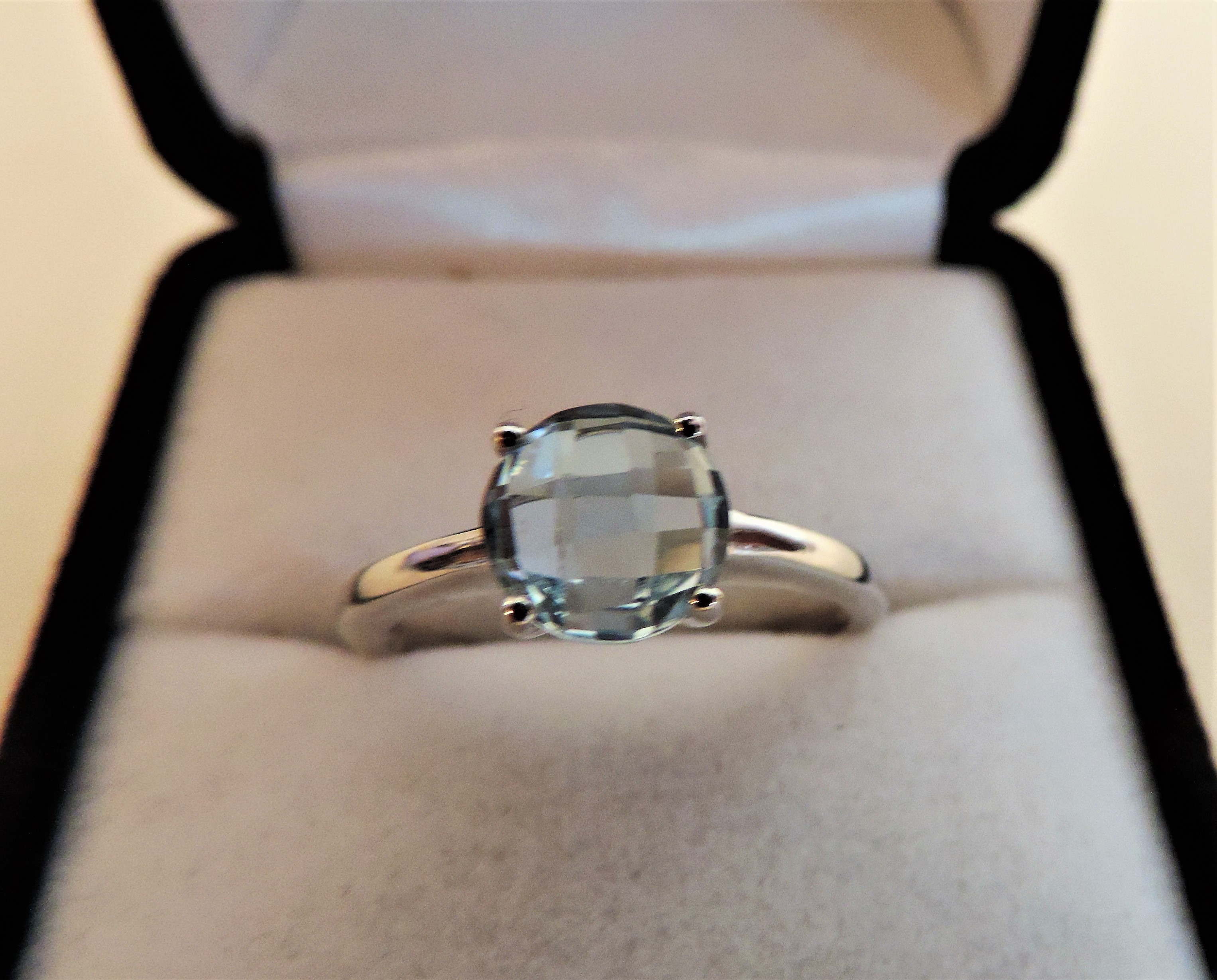 Sterling Silver 2.50ct Blue Topaz Ring - Image 3 of 4