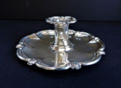 Antique Georgian Silver Plated Chamberstick