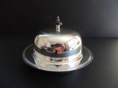 Antique Silver Plated Muffin Dish