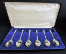 Vintage Boxed Set Silver Plated Apostle Tea Spoons
