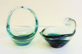 Two Items of Mdina Art Glass
