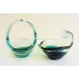 Two Items of Mdina Art Glass