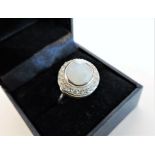 Sterling Silver Opal Ring