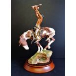 Buck McCain 'Prayer to the Healing Spirit' Porcelain Sculpture