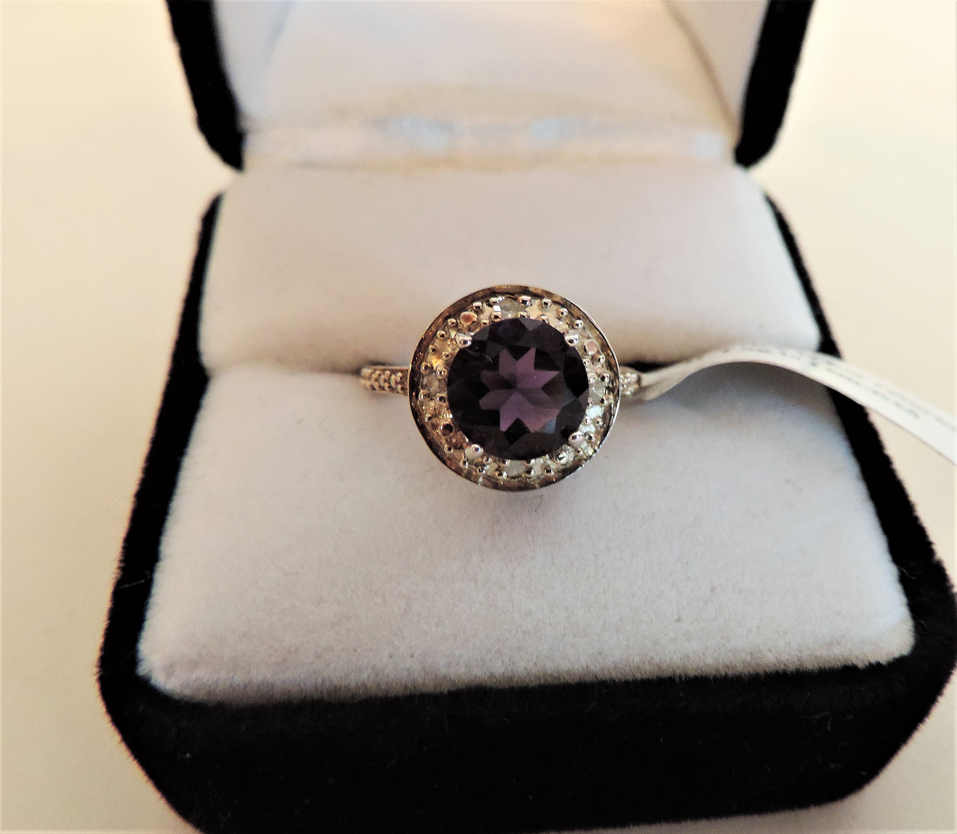 Sterling Silver 1.3 carat Amethyst Ring - Image 2 of 4