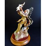 Franklin Mint 'Prayer to the Great Spirit' Porcelain Sculpture