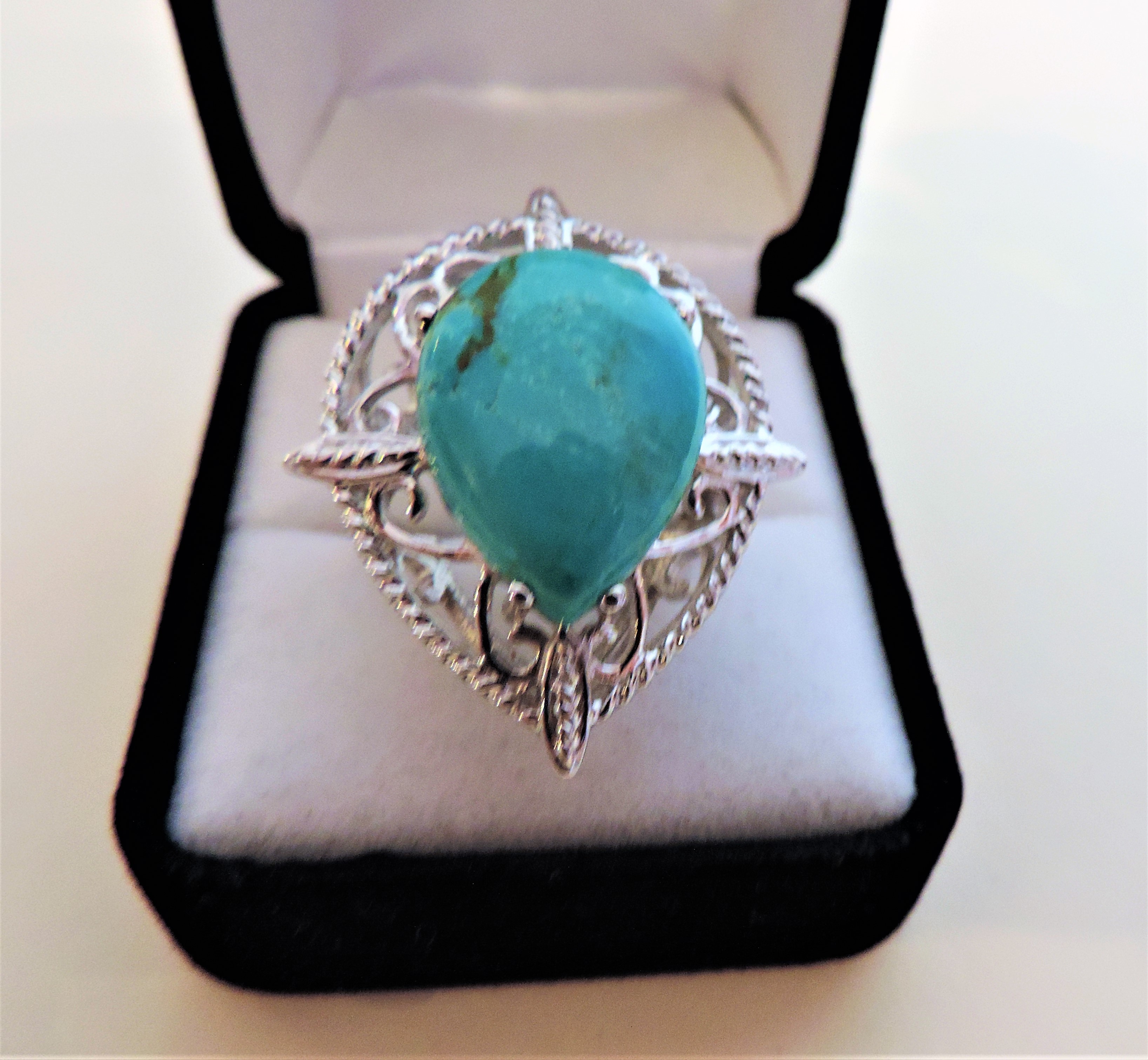 Sterling Silver Ring Turquoise Ring