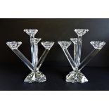 Villeroy & Boch Opera 4 Arm Crystal Candle Sticks