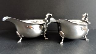 Mappin & Webb Silver Plated Sauce/Gravy Boats