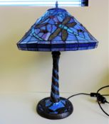 22inch Tall Dragonfly Tiffany Lamp