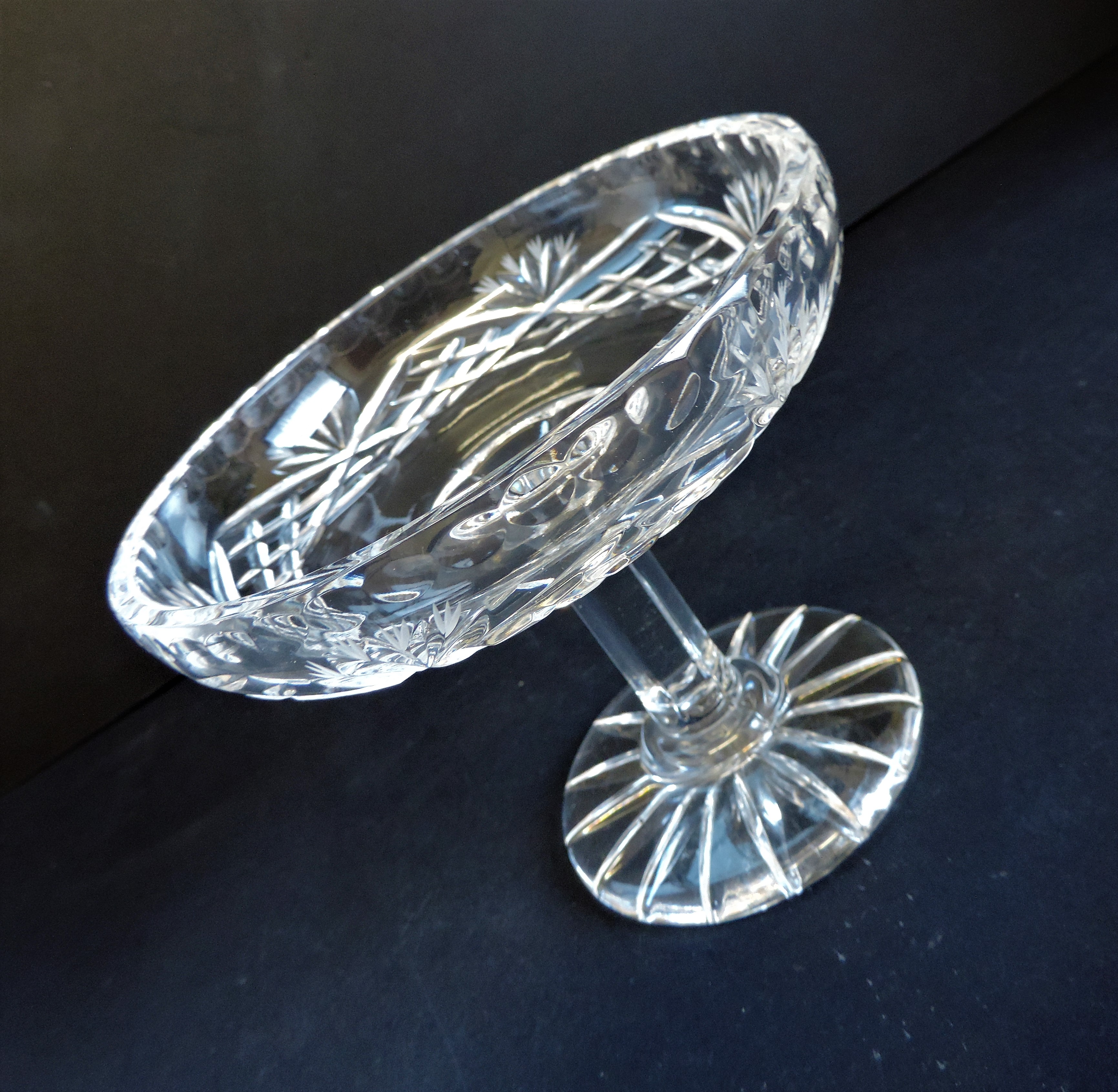 Crystal Comport/Bon Bon Dish - Image 2 of 3