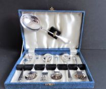 Vintage Silver Plated Dessert Spoons & Forks Set