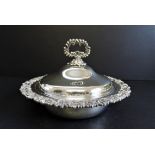 Antique Silver Plated Entree Dish/Vegetable Tureen