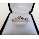 Sterling Silver & Diamond Ring