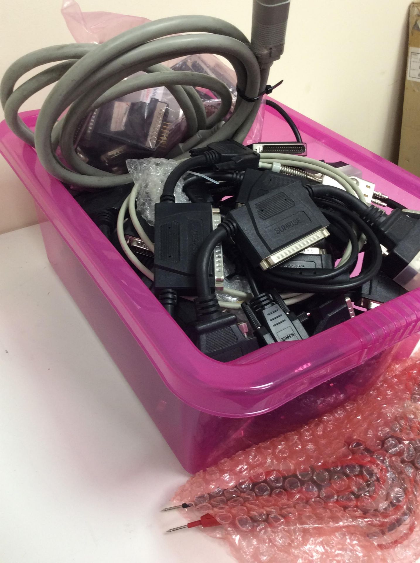 Box of sunrise test cables - Image 2 of 2