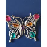 JJ Jonette Butterfly Brooch