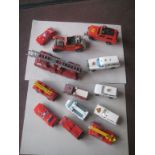 Group of Vintage Matchbox Emergency Vehicles