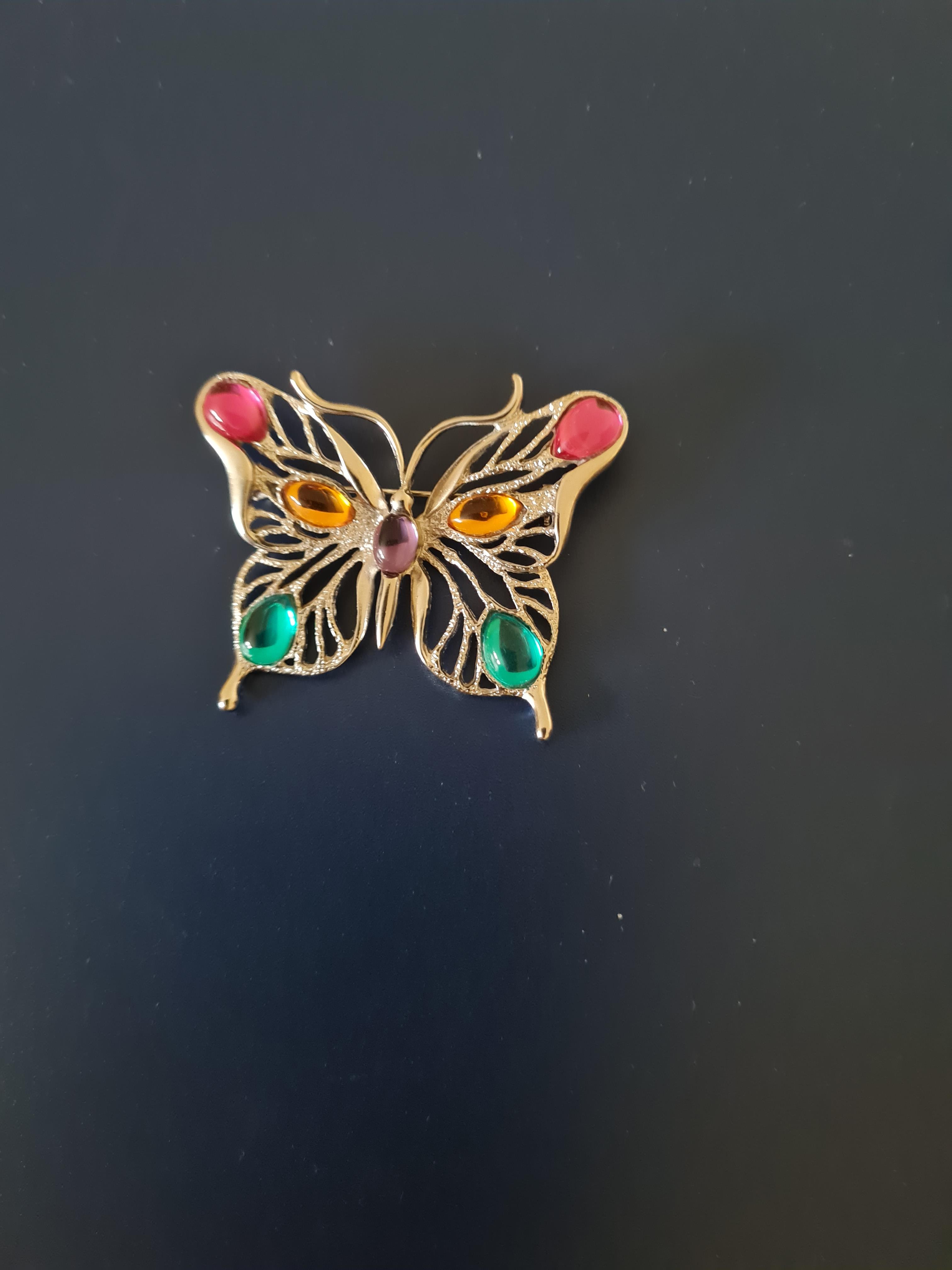 JJ Jonette Butterfly Brooch - Image 4 of 5