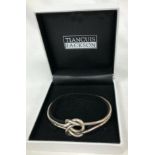 Tianguis Jackson Sterling Silver Knot Bangle/Bracelet In Box