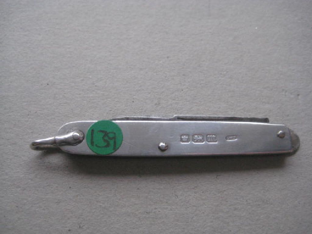 Edwardian Silver Hafted Penknife - Image 9 of 10