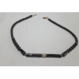 Black Spinel/Hematite Necklace