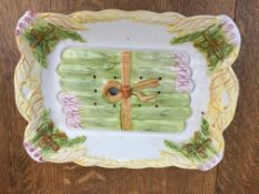 French Asparagus plate