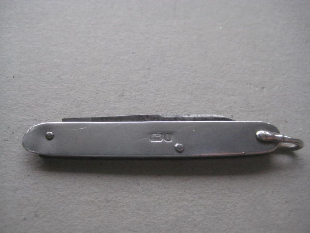 Edwardian Silver Hafted Penknife - Image 10 of 10